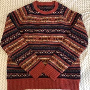 Donnegal wool J.Crew men’s sweater. Size L